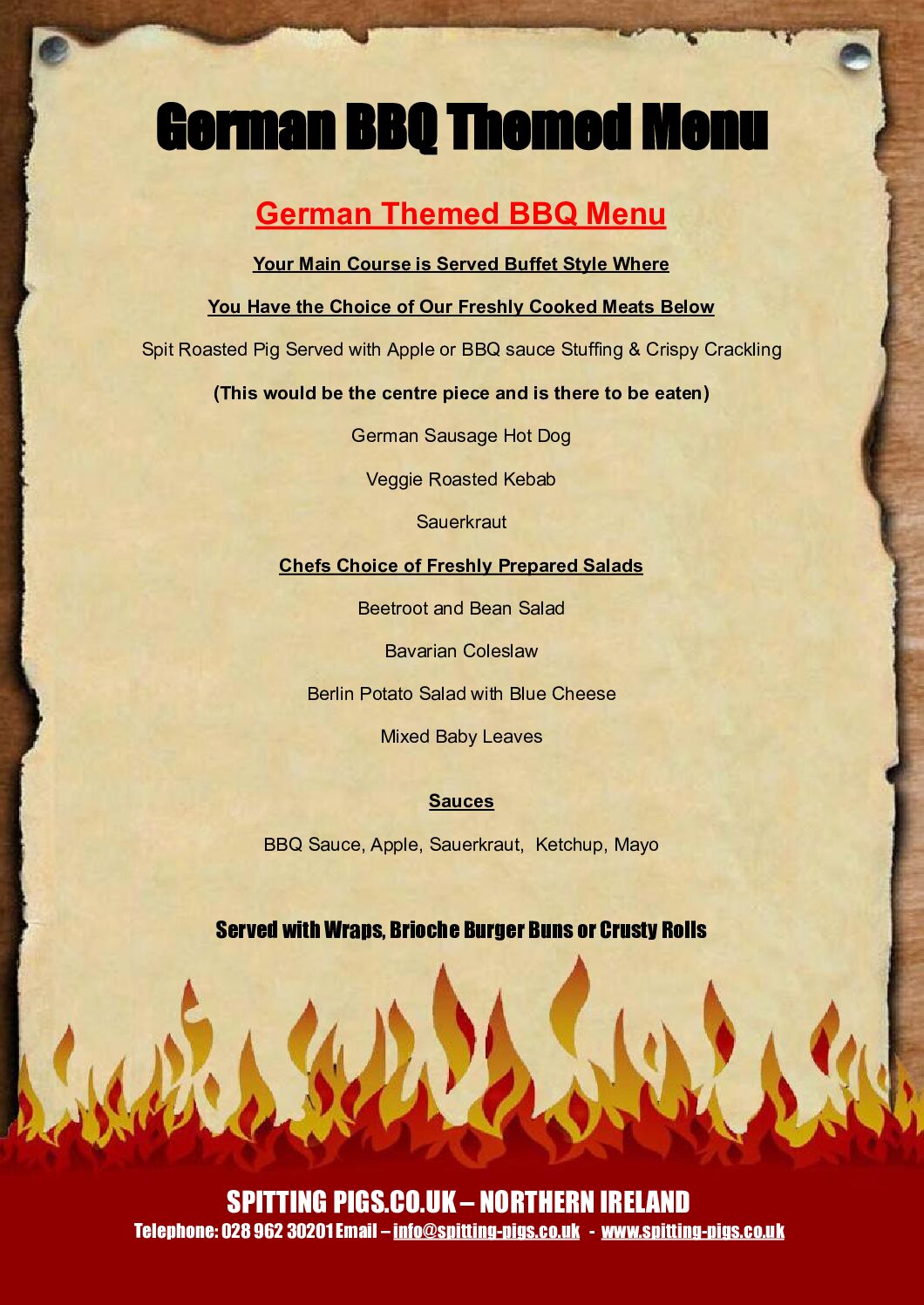 reservation testimonials Catering Spitting Pigs UK